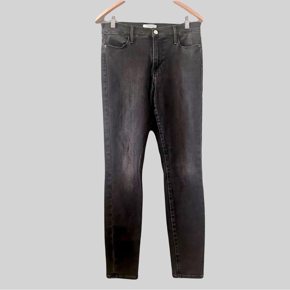 FRAME‎ Denim Womens Size 28 Le High Skinny High Waist Black CONDOR